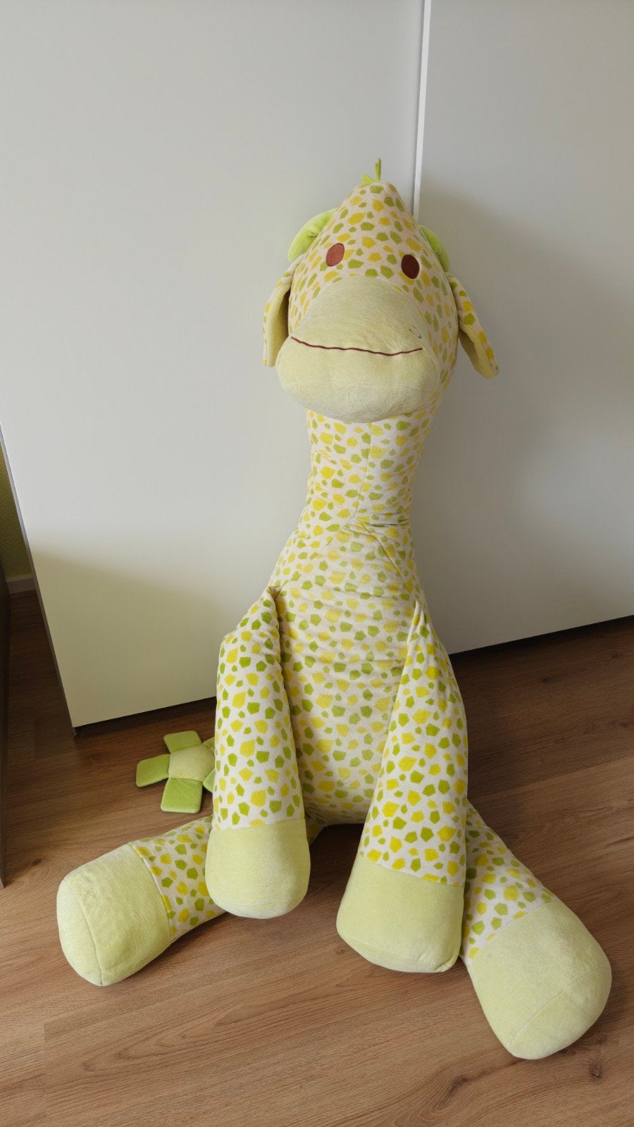 Grote Happy Horse Goffy Giraf Knuffel - 160cm, Ophalen, Giraf, Geel, Happy Horse