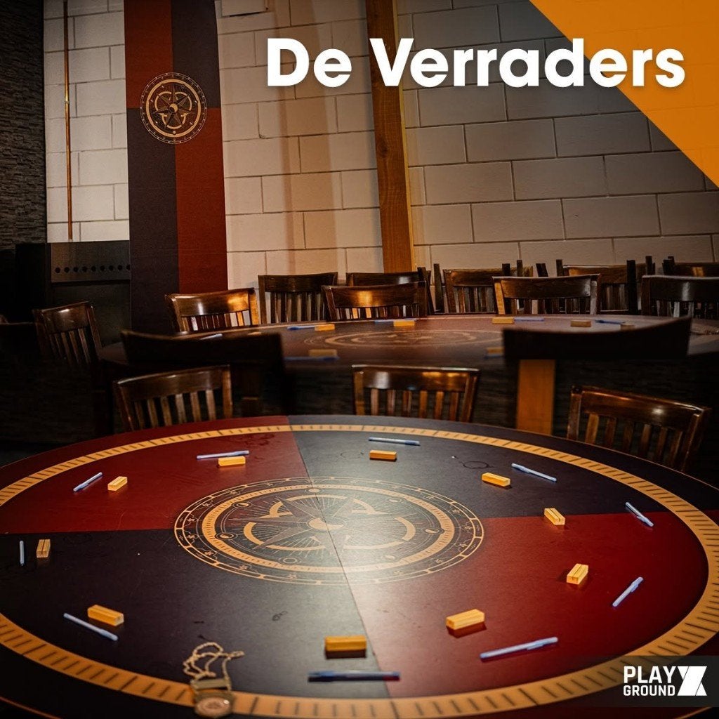 COMPLETE SPELSHOW DE VERRADERS – ALLES IN ÉÉN KOOP!, Ophalen, Vijf spelers of meer, Zo goed als nieuw, Nvt