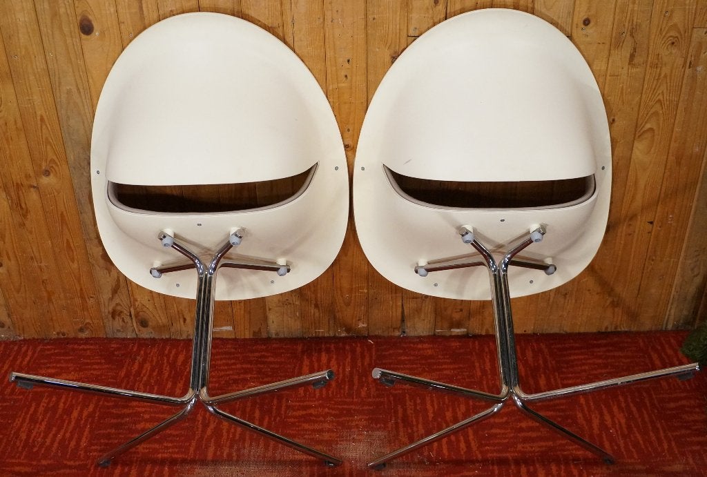 Set So Happy chairs kuip stoelen Marco Maran Maxdesign Italy, Ophalen, Gebruikt, Minder dan 75 cm, Kunststof