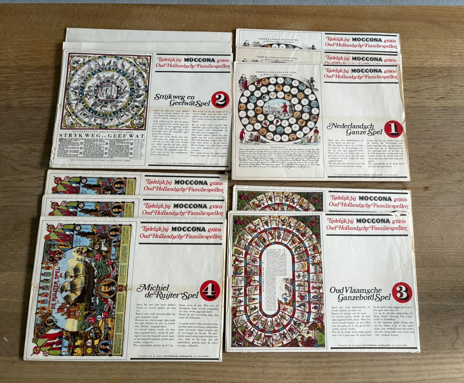 Leuke vintage spellen met prachtige afbeeldingen, Ophalen of Verzenden, Zo goed als nieuw