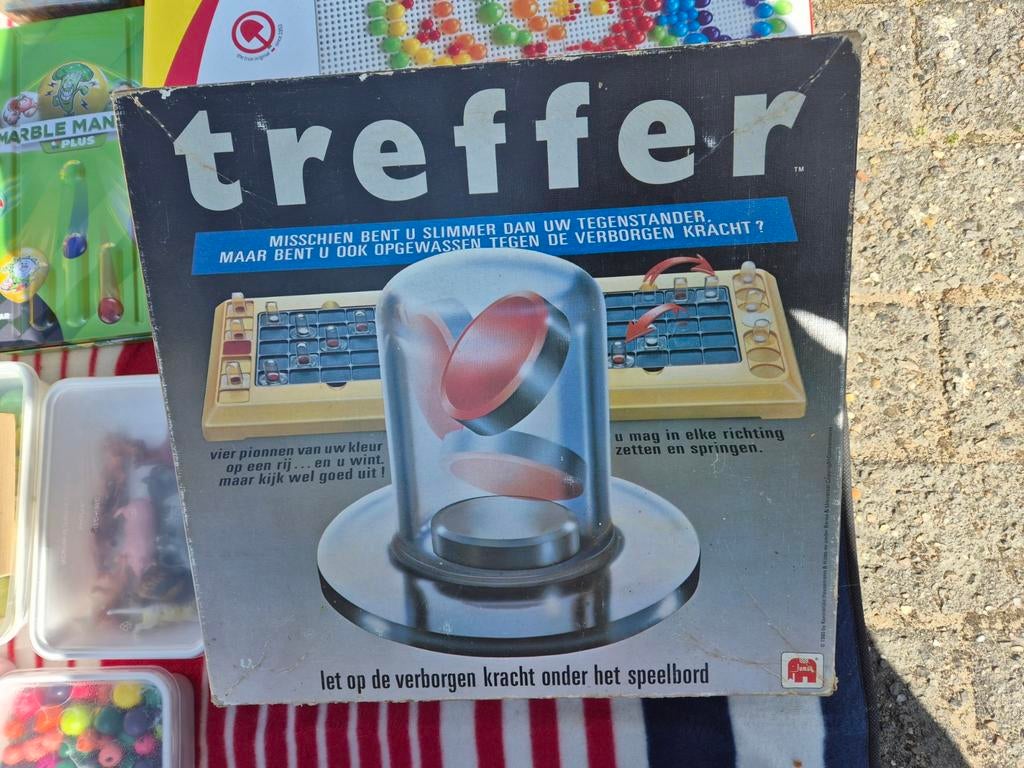 Vintage / retro Treffer Spel - Strategisch Bordspel, Een of twee spelers, Ophalen, Gebruikt, Onbekend
