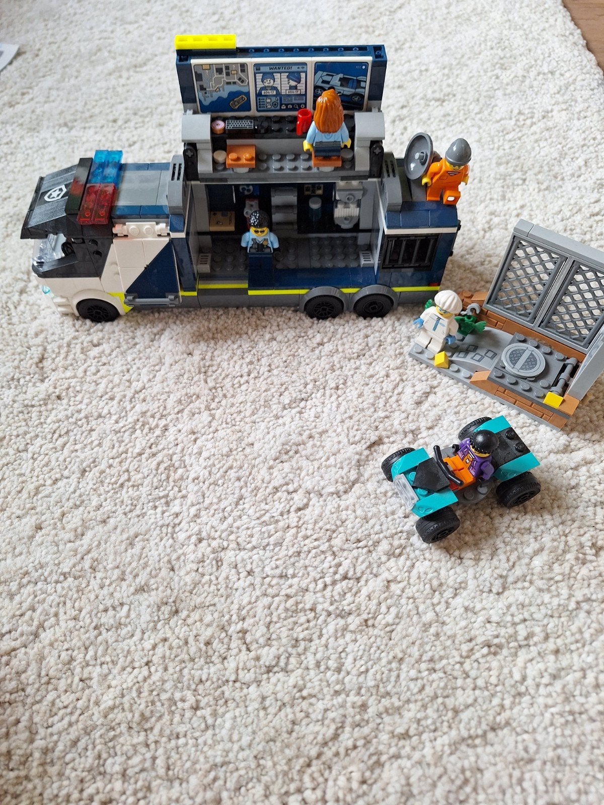 Lego politieonderzoekstruck 60418, Ophalen, Compleet, Lego, Complete set