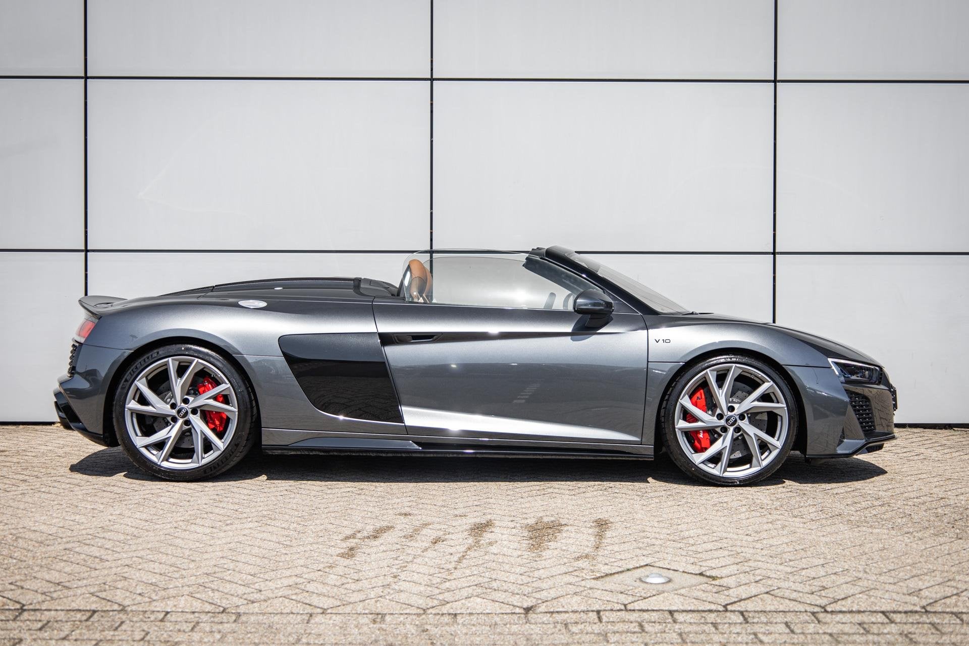 Audi R8 Spyder 5.2 V10 620pk Performance quattro | Keramisch, Auto's, Audi, Automaat, Gebruikt, 5204 cc, Cabriolet