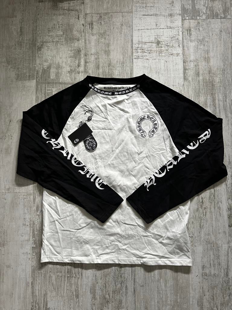 Chrome Hearts Longsleeve - Maat S, Kleding | Heren, T-shirts, Zo goed als nieuw, Maat 46 (S) of kleiner, Zwart, Ophalen of Verzenden