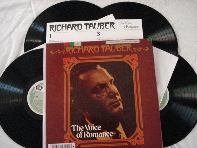 Richard Tauber - The voice of Romance, Inclusief boekje, Ophalen of Verzenden, Gebruikt, 12 inch