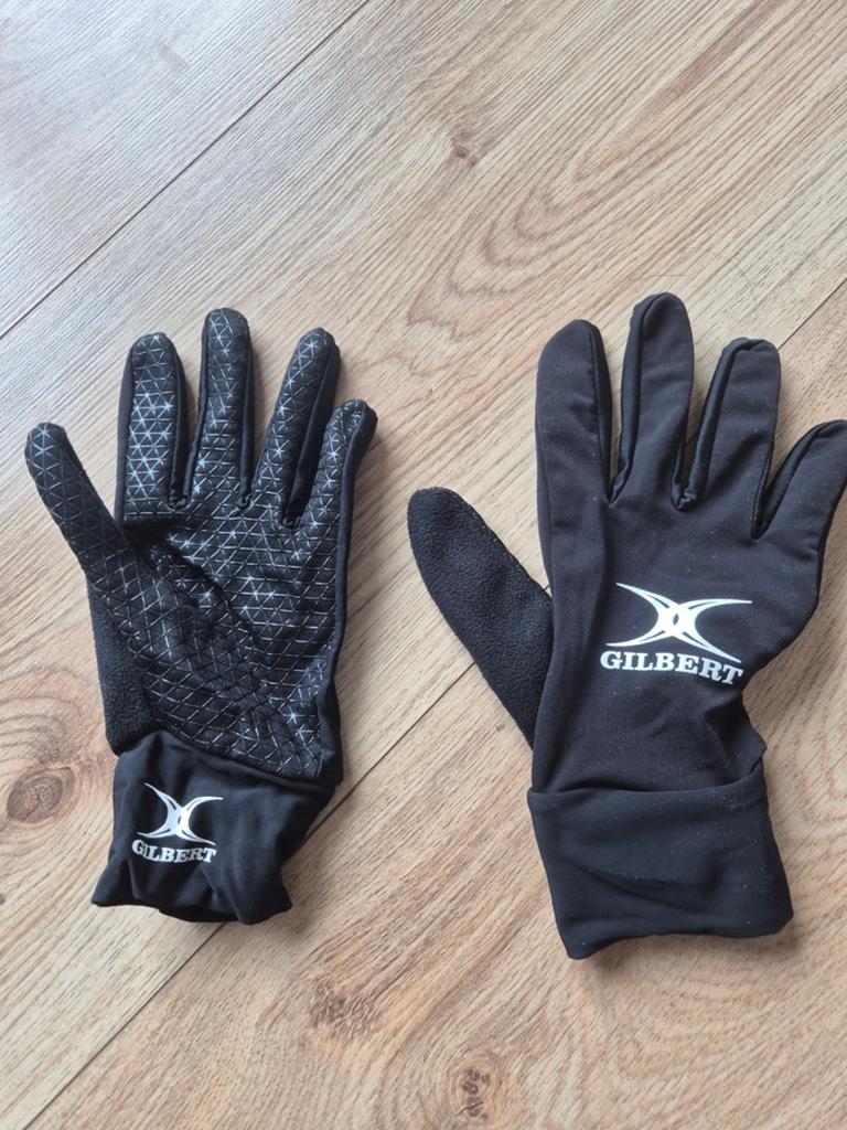 Gilbert thermo handschoenen, maat L, Sport en Fitness, Rugby, Ophalen, Zo goed als nieuw, Kleding