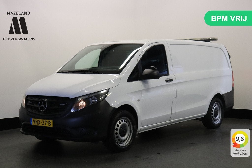 Mercedes-Benz Vito 116 CDI Lang 4X4 Automaat EURO 6 - AC/cli, Auto's, Automaat, Gebruikt, 4 cilinders, Wit