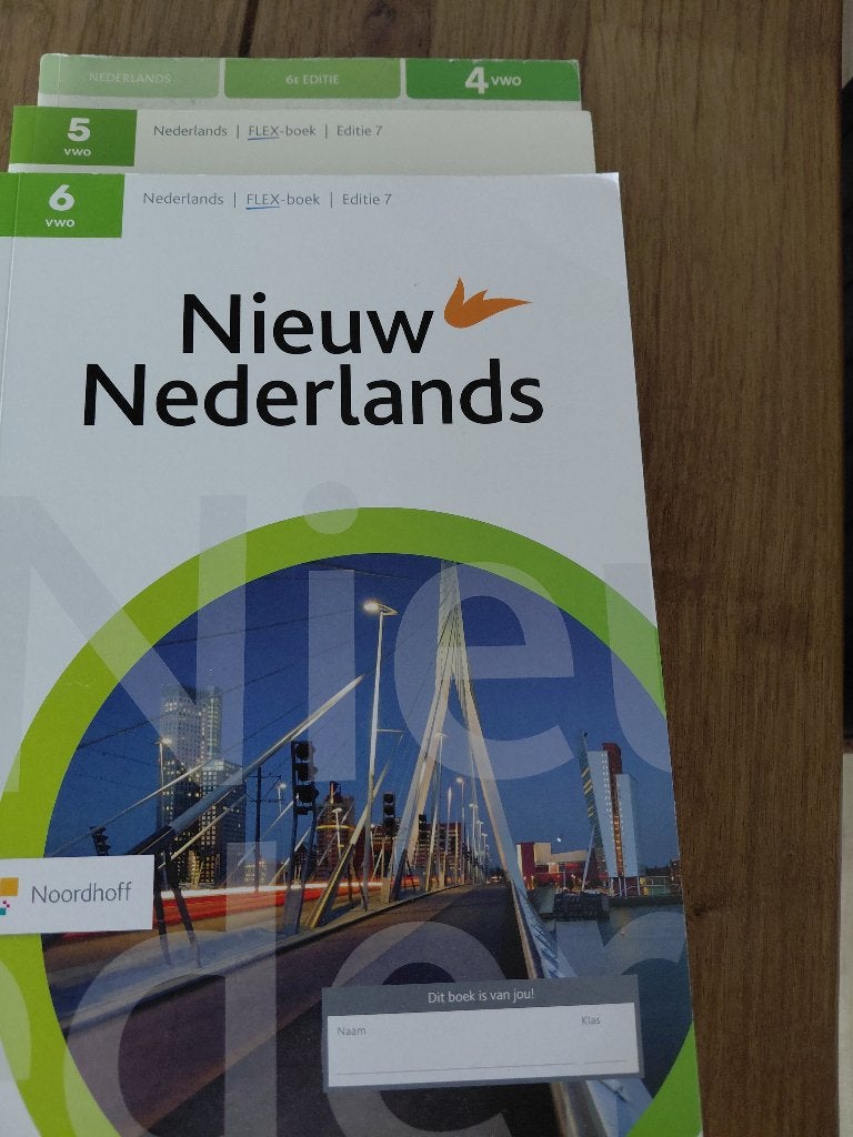 Nieuw Nederlands VWO 4 en 6 VWO, Ophalen, VWO, Noordhoff, Zo goed als nieuw