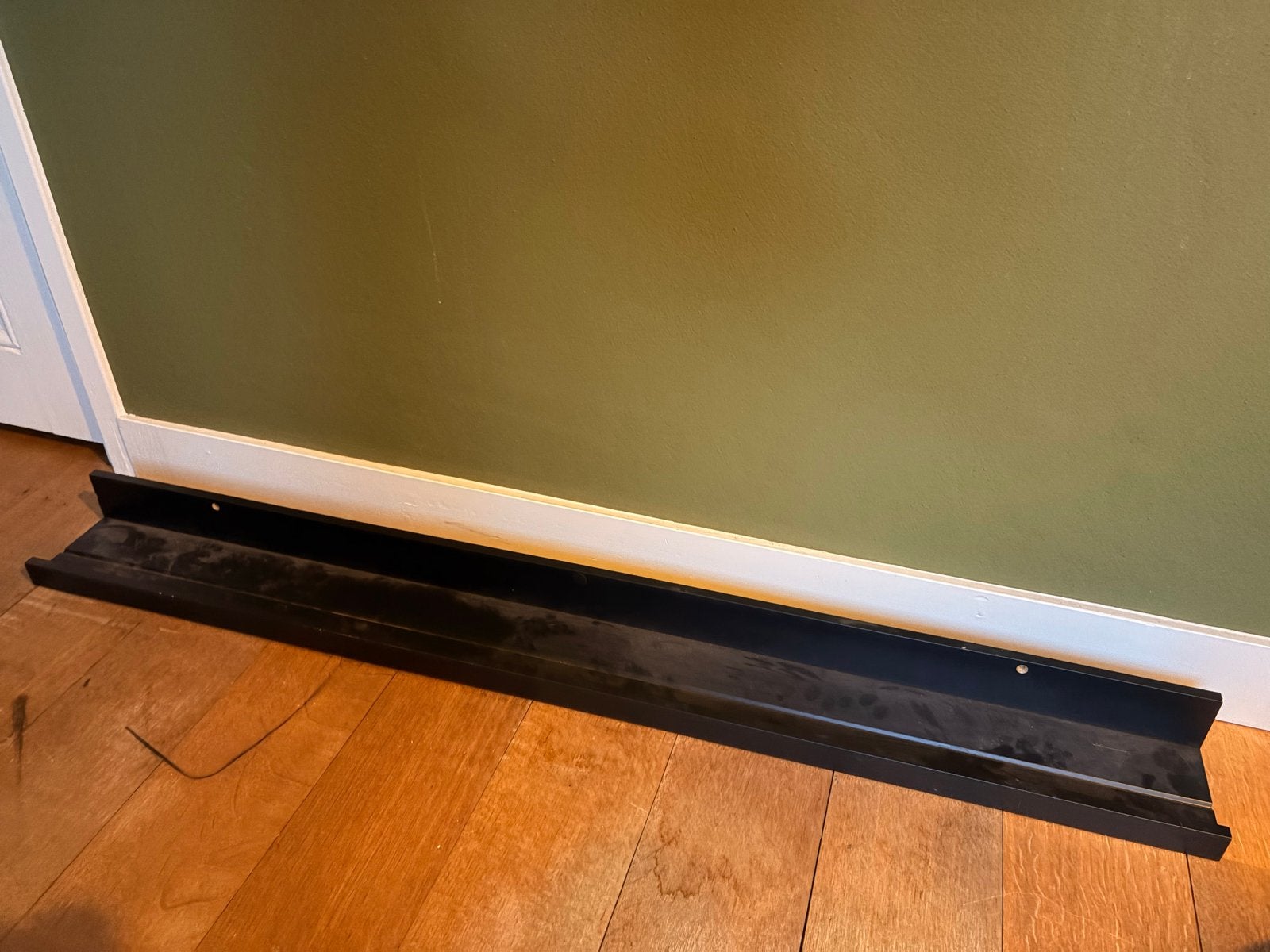 Zwarte fotoplank / LP plank 100cm, Ophalen, Gebruikt