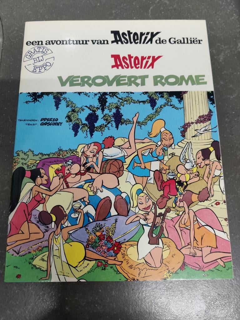 Asterix Verovert Rome - (Eppo uitgave 1979), Eén stripboek, Ophalen of Verzenden, Gelezen, René Goscinny, Albert Uderzo