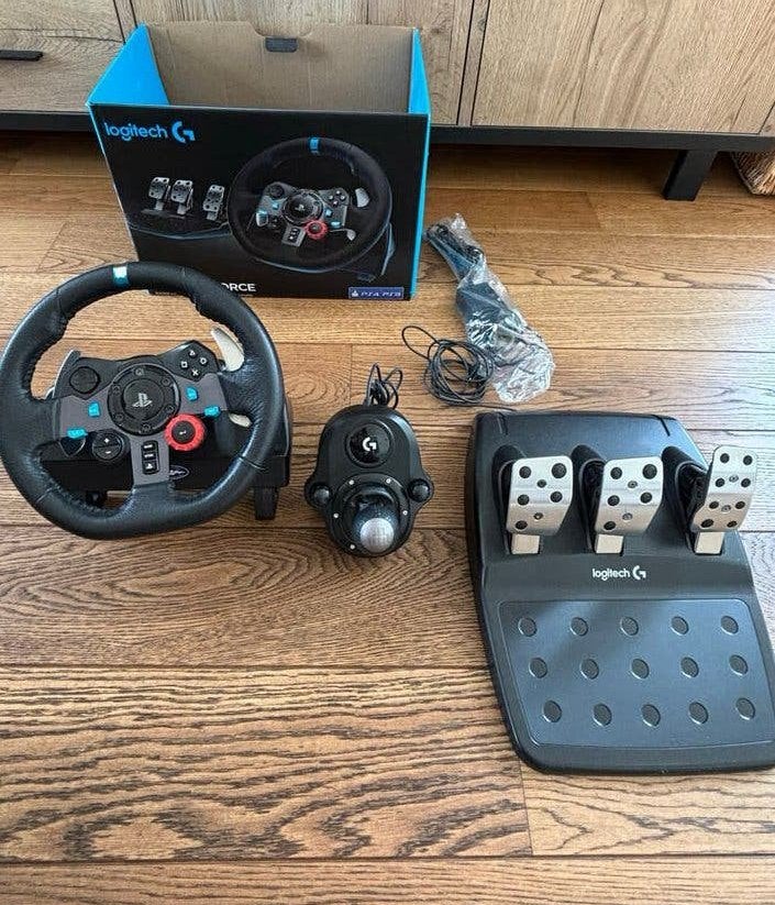 Logitech G29 met shifter, Racestuur, Gebruikt, Force feedback, Ophalen of Verzenden