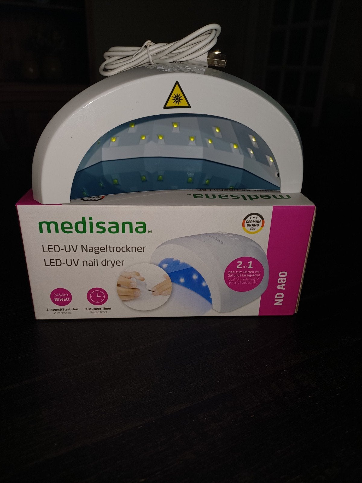 NIEUW Medisana LED-UV Nageldroger - 2-in-1 Nagelstudio Thuis, Ophalen of Verzenden, Nieuw, Overige typen