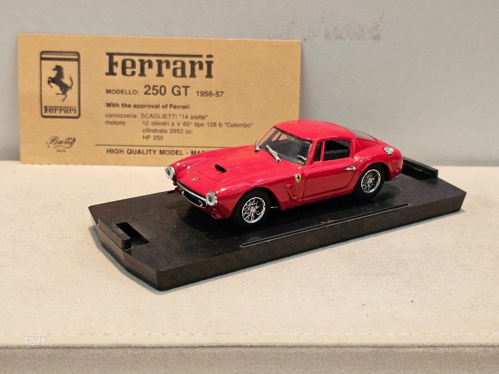 Ferrari 250 GT Prova, rood, Revell/BANG, Ophalen of Verzenden, Zo goed als nieuw, Auto, Overige merken