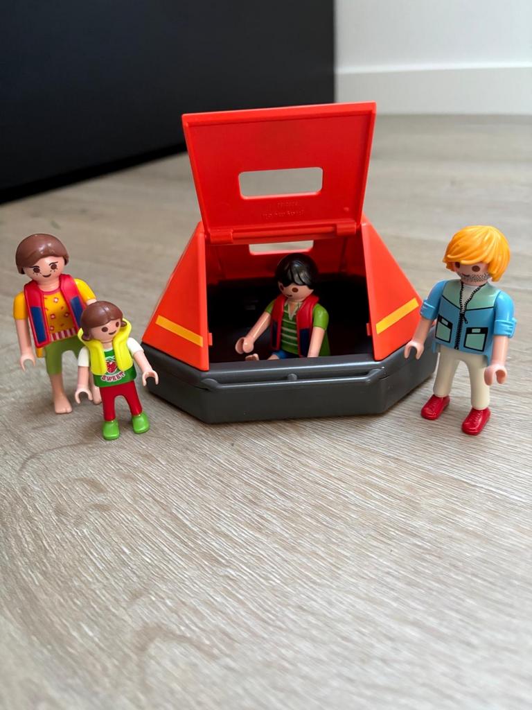 Playmobil 5545 reddingsvlot met figuren, Kinderen en Baby's, Speelgoed | Playmobil, Ophalen, Zo goed als nieuw, Complete set
