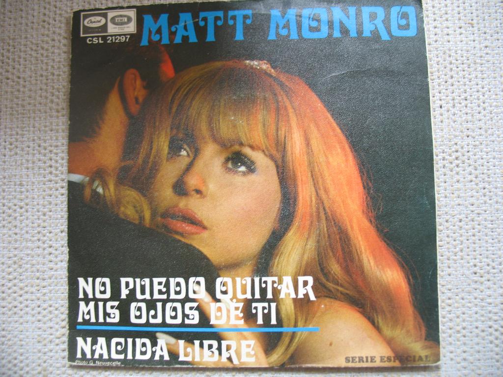 single-sale; Matt Monro - No puedo quitar mis ojo de ti, Cd's en Dvd's, Ophalen of Verzenden, Gebruikt, Pop