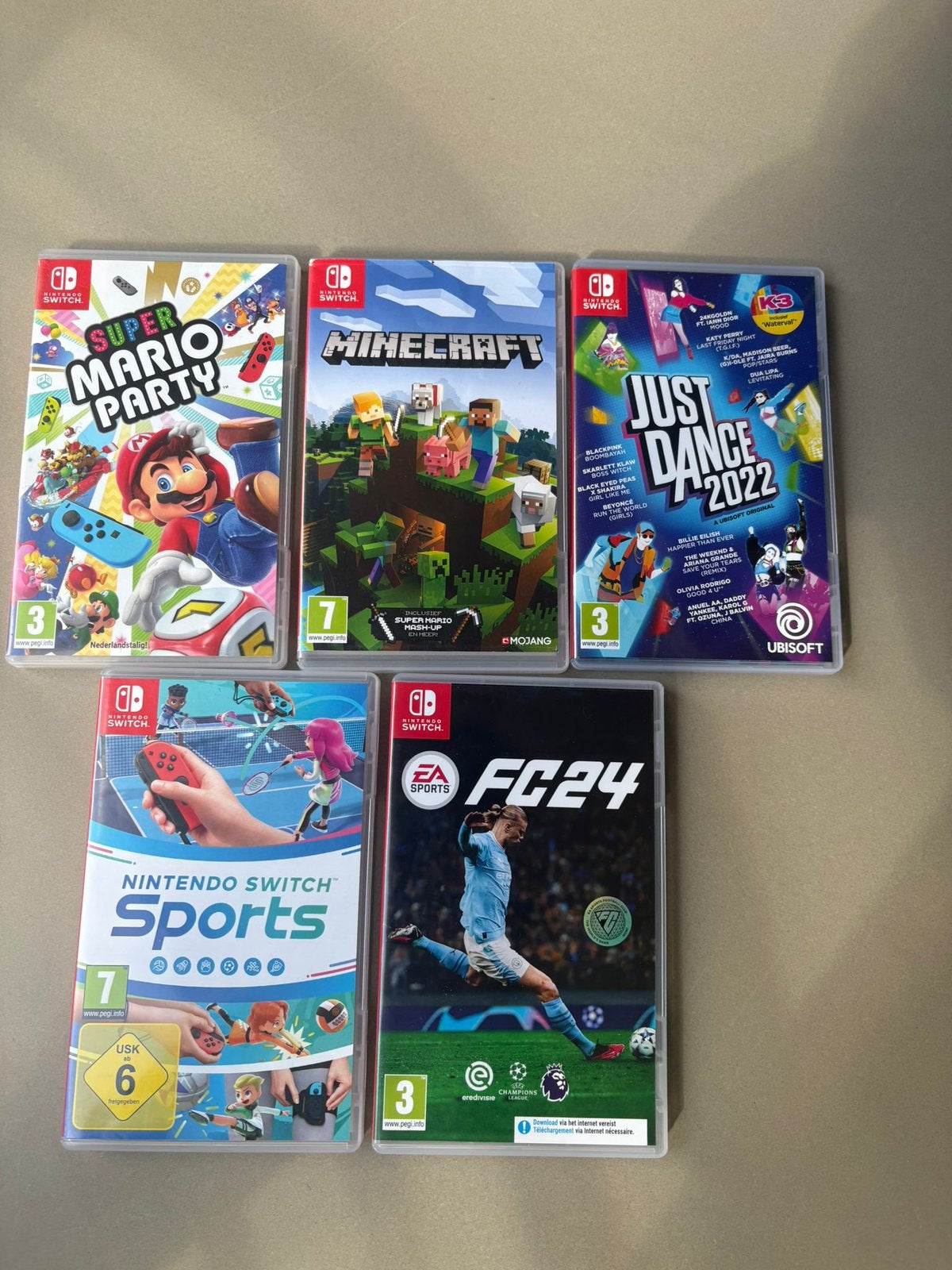 Nintendo Switch games – set van 5 of los te koop!, Spelcomputers en Games, Overige genres, Ophalen of Verzenden, Zo goed als nieuw