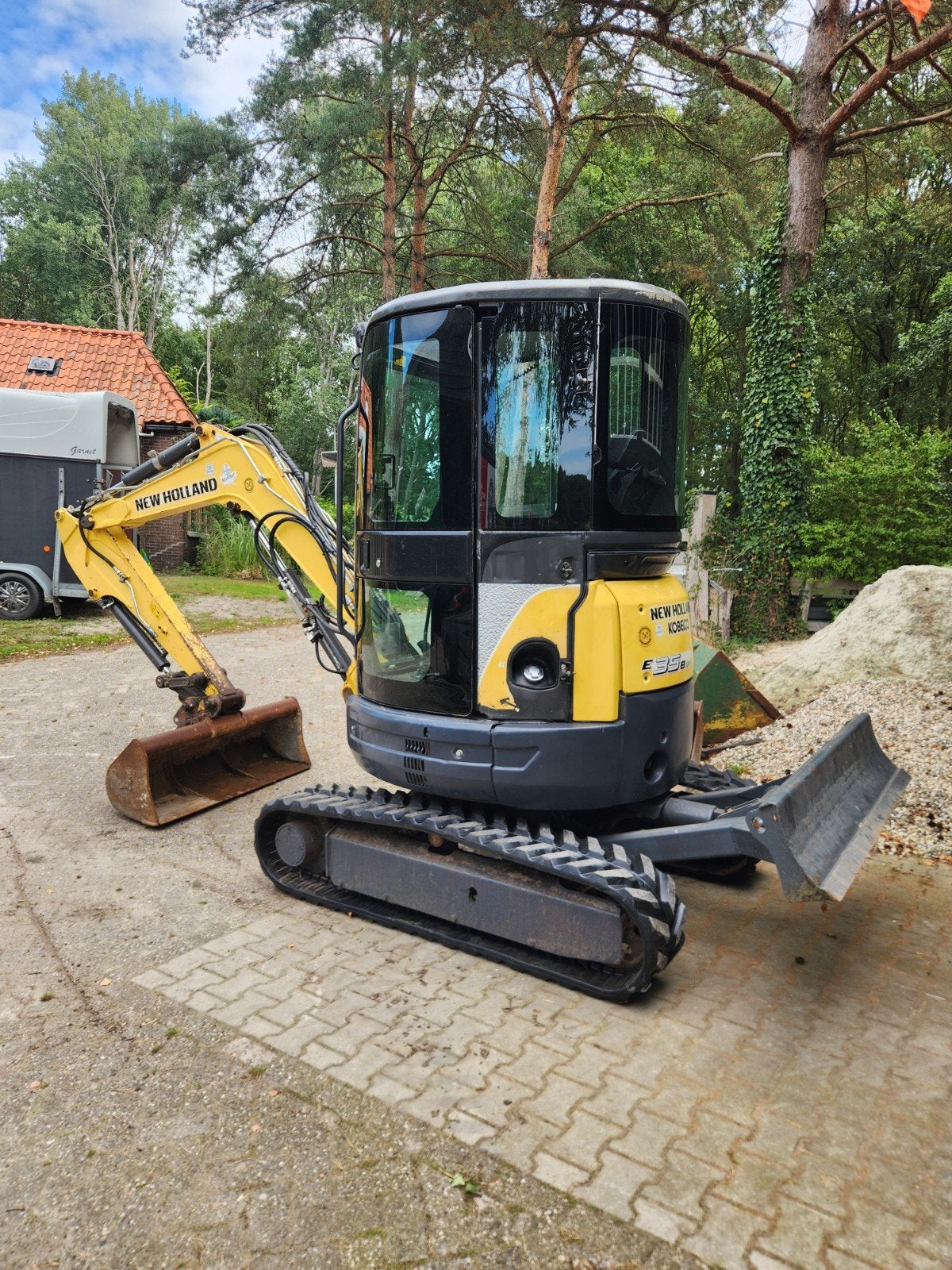 New Holland Kobelco minikraan 3.5 ton, Ophalen of Verzenden, Graafmachine