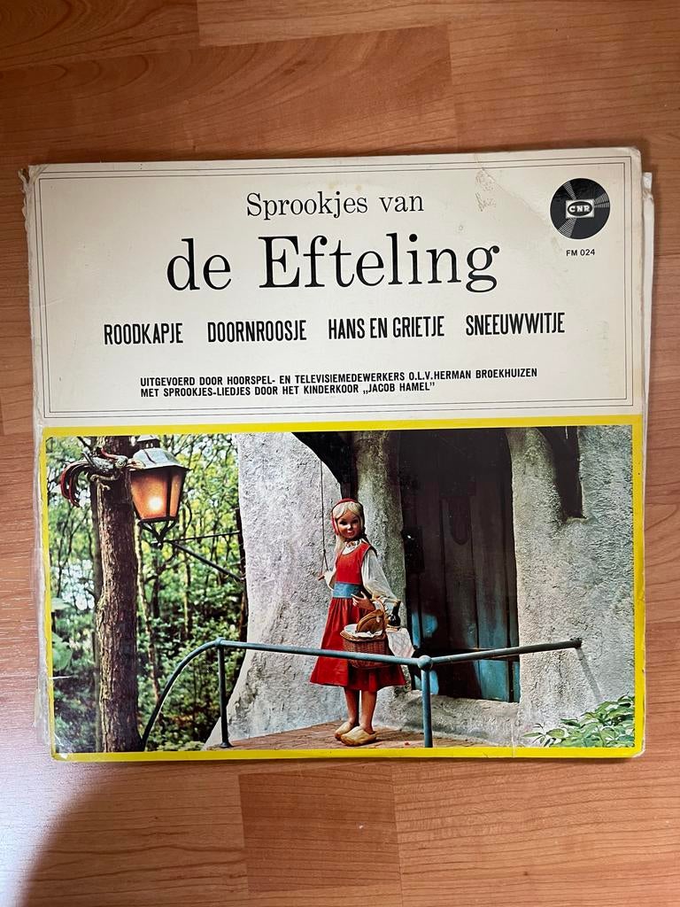 Sprookjes van de Efteling LP - Roodkapje Doornroosje, Cd's en Dvd's, Vinyl | Overige Vinyl, Gebruikt, 12 inch, Ophalen of Verzenden