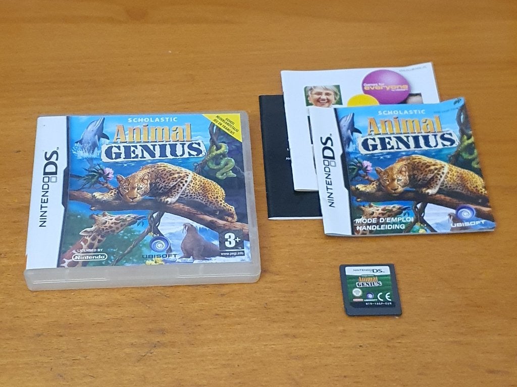 DS | Animal Genius, Puzzel en Educatief, Gebruikt, 1 speler, Ophalen of Verzenden