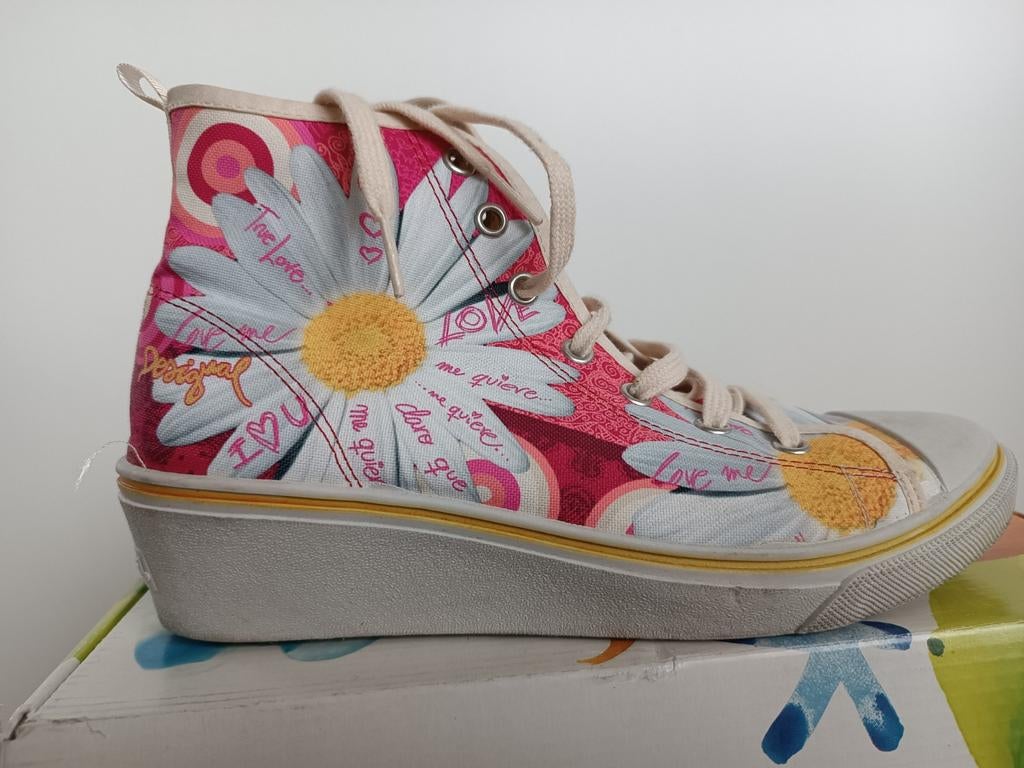 Sneakers wedges, Ophalen of Verzenden, Zo goed als nieuw, Sneakers of Gympen