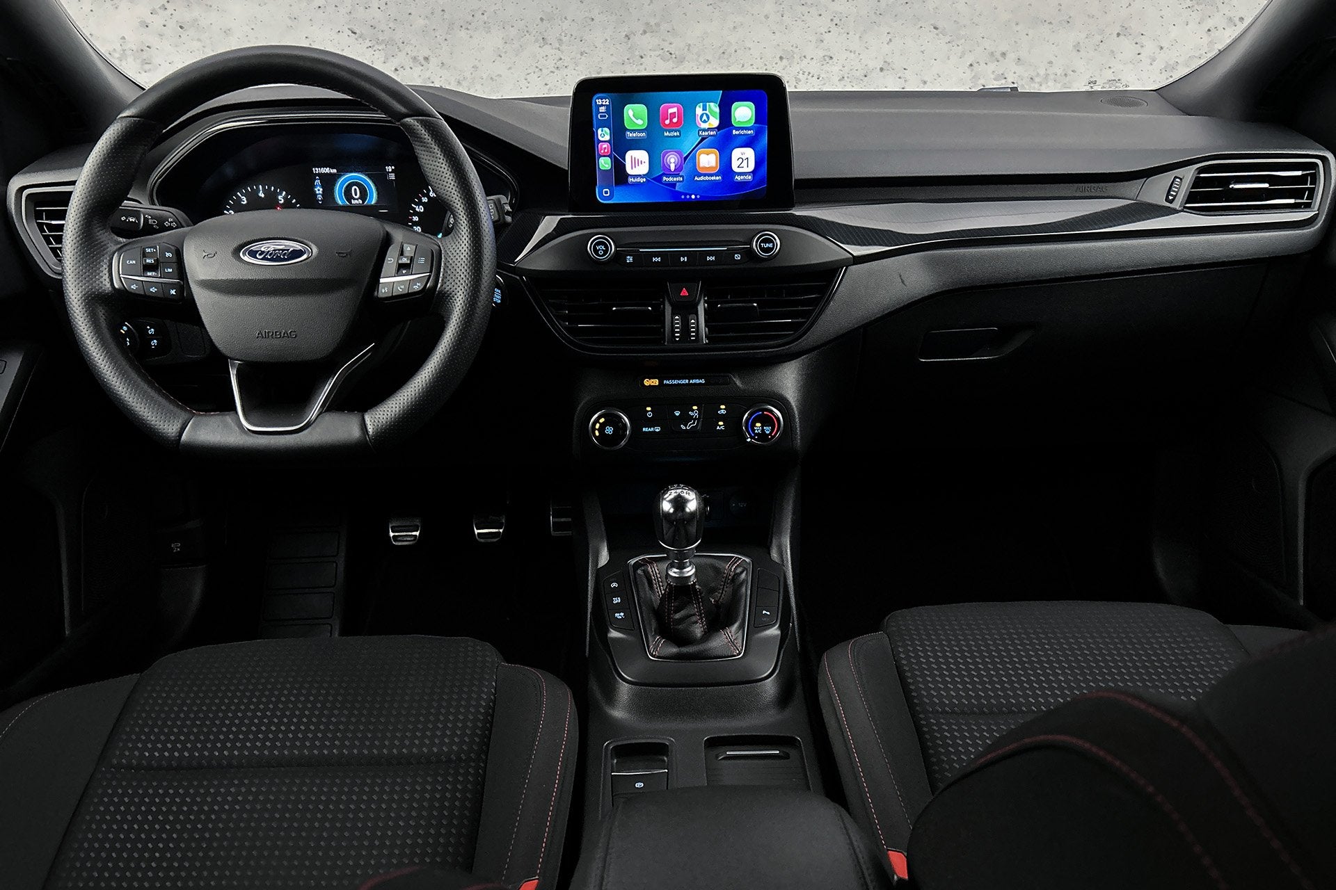 Ford Focus 1.0 EcoBoost ST Line Business | LED koplampen | C, Stof, Gebruikt, Euro 6, Wit