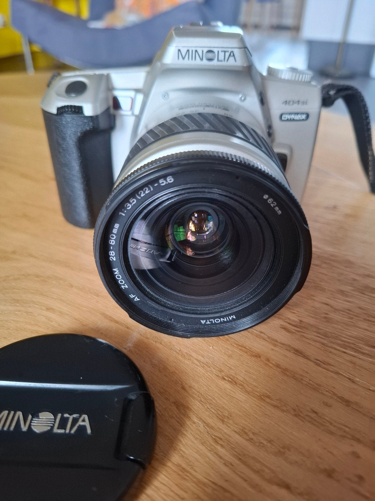 Minolta Dynax 404si Spiegelreflexcamera met AF Zoom lens, Ophalen of Verzenden, Zo goed als nieuw, Spiegelreflex, Minolta