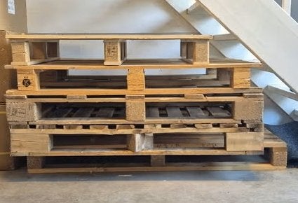 Pallets - gratis afhalen, Doe-het-zelf en Verbouw, Hout en Planken, Ophalen, Zo goed als nieuw, Pallet, Minder dan 200 cm