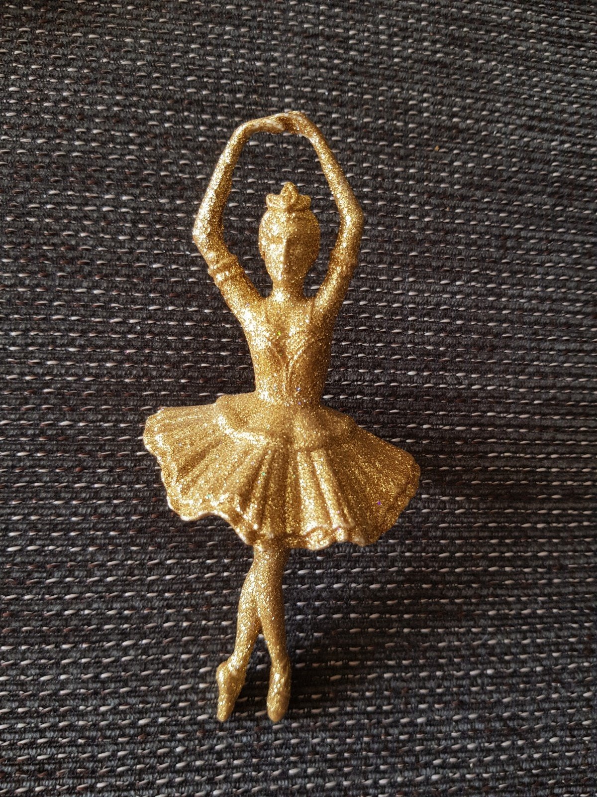 Ballerina goud NIEUW beeldje, Ophalen of Verzenden, Nieuw, Mens