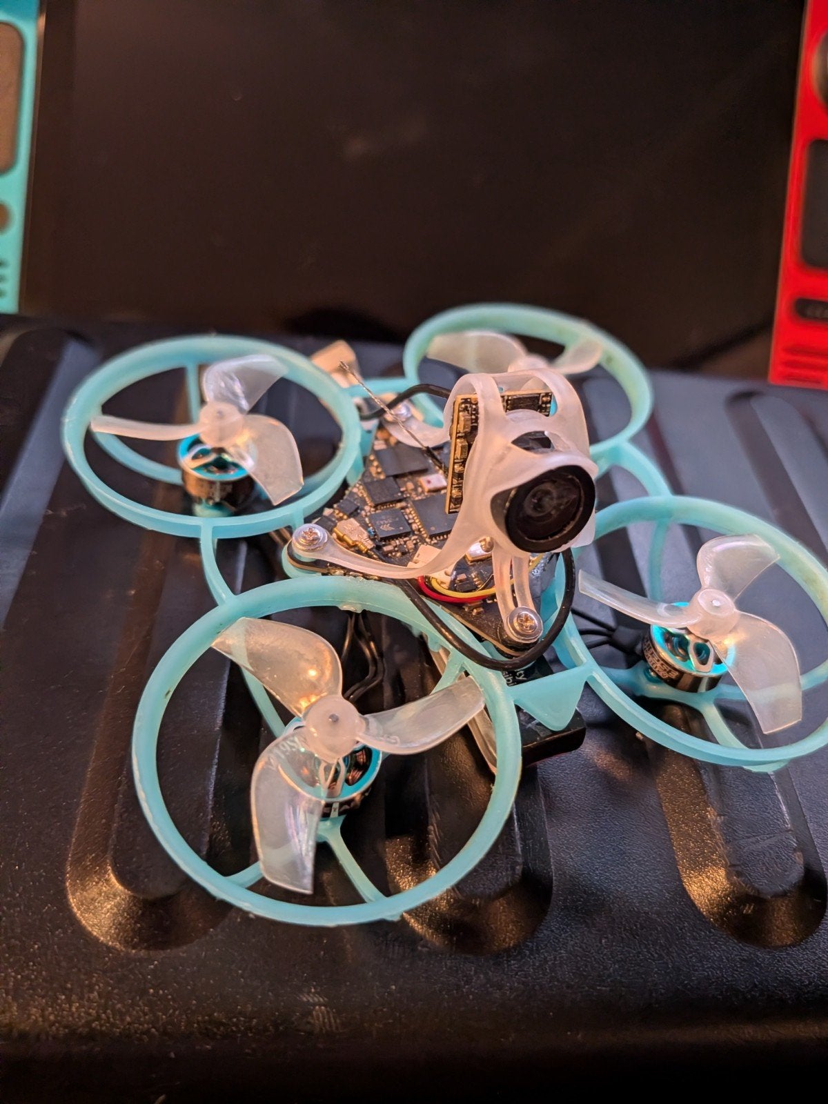 Tiny Whoop FPV Drone - Ideaal voor binnen vliegen, Gebruikt, Overige merken, Minder dan 100 meter, Ophalen of Verzenden