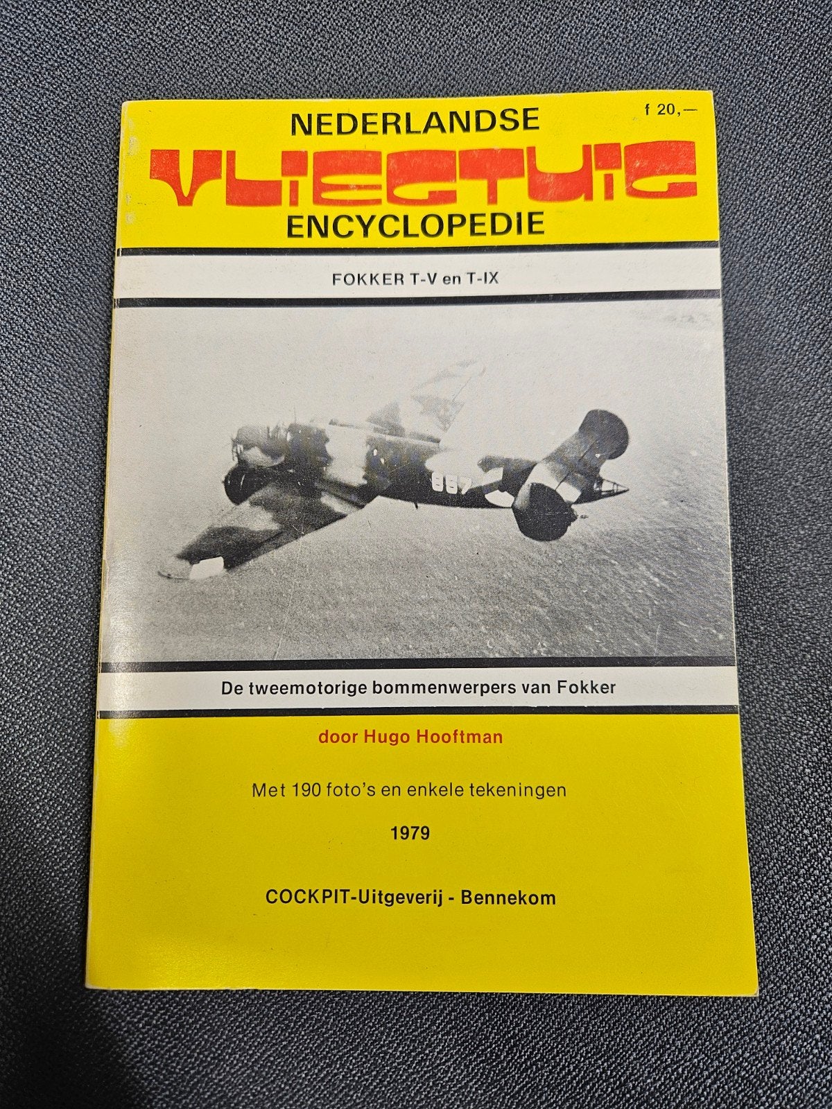 Nederlandse Vliegtuig Encyclopedie: Fokker T-V en T-IX, Verzamelen, Luchtvaart en Vliegtuigspotten, Ophalen of Verzenden, Gebruikt
