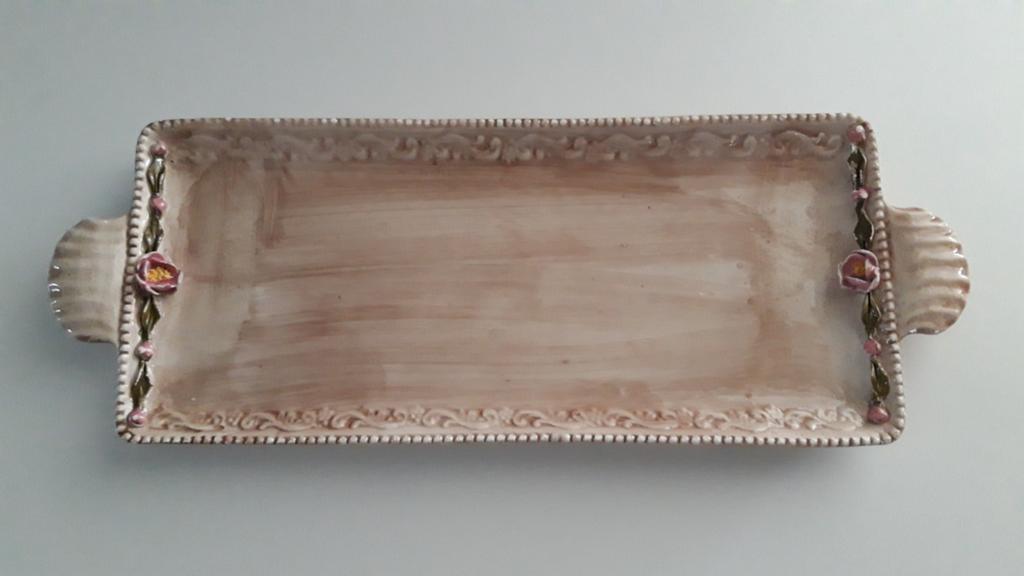 Decoratieve Cakeschaal met Bloemenmotief, Antiek en Kunst, Ophalen of Verzenden