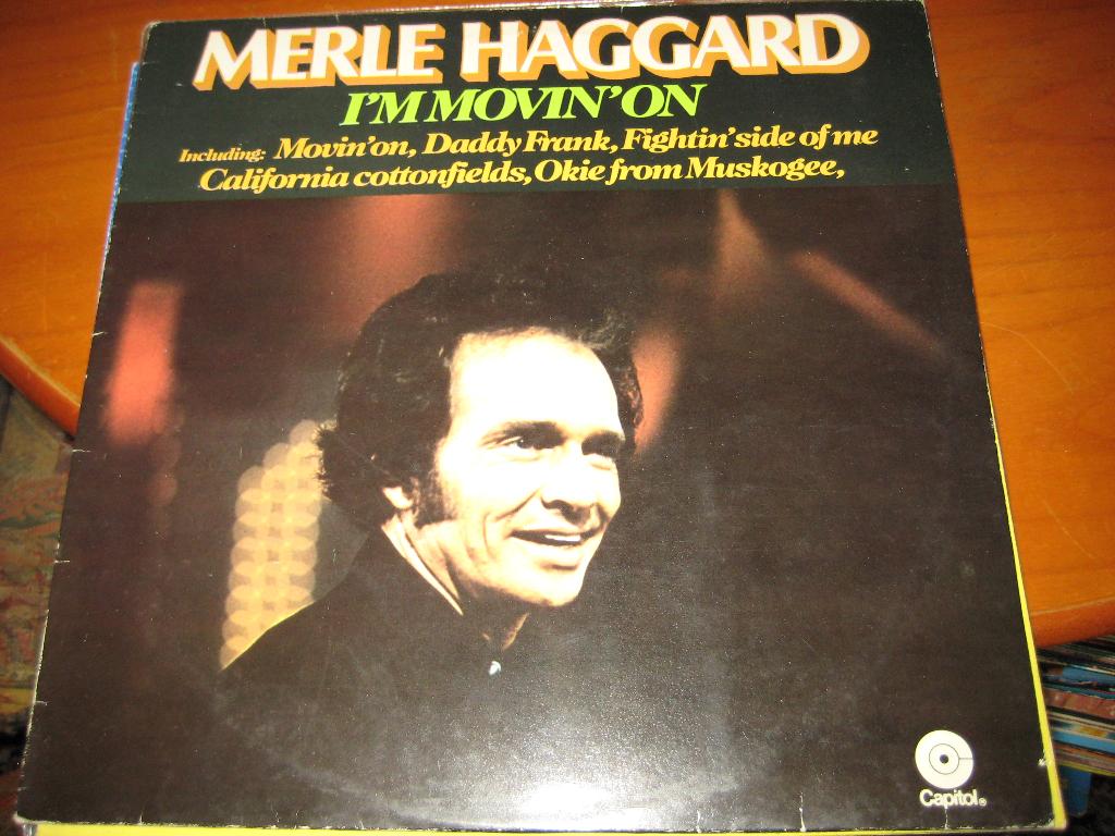 LP, Merle Haggard: I`m movin` on, Cd's en Dvd's, Ophalen of Verzenden, Zo goed als nieuw, 12 inch