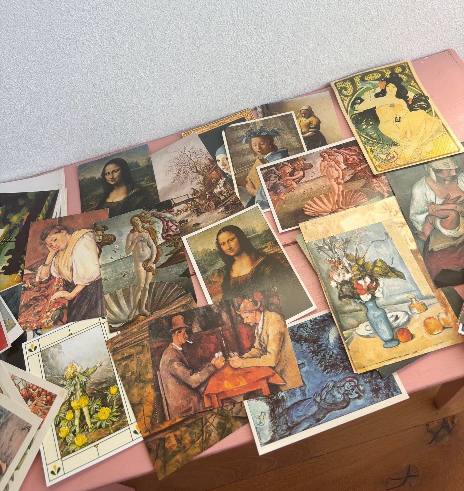Grote collectie Kunst ansichtkaarten, Ophalen, 1980 tot heden