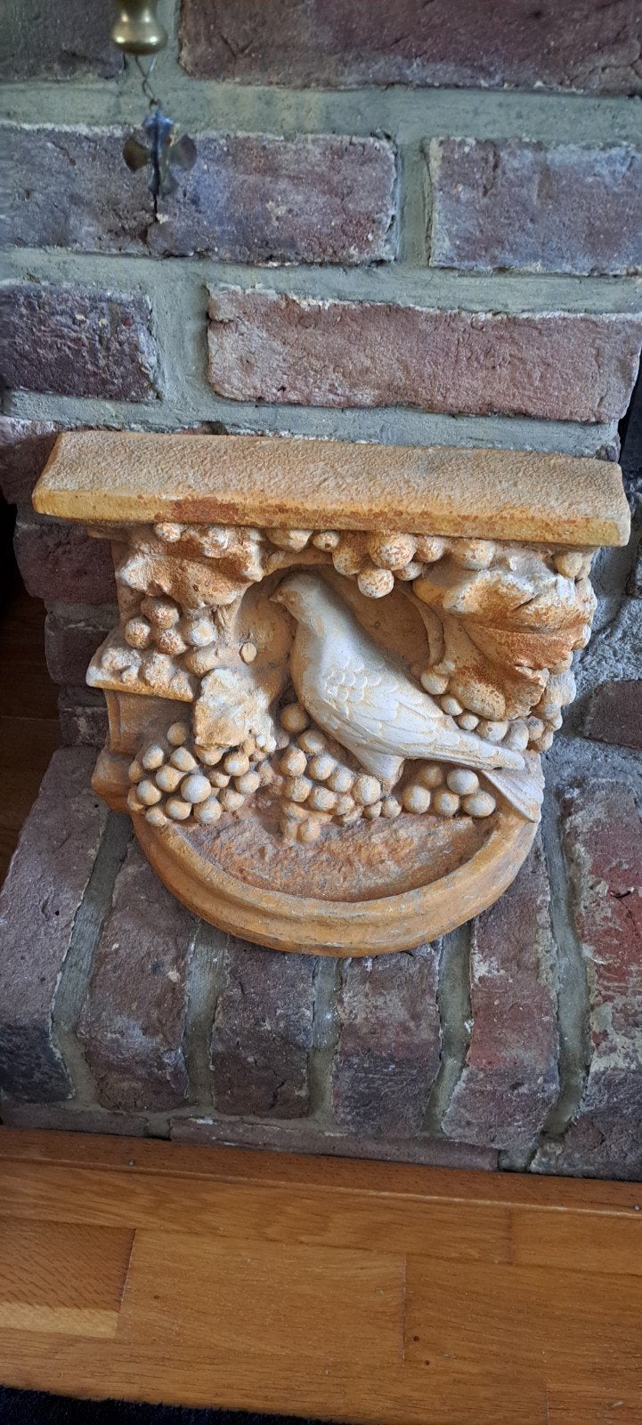 Decoratieve wandconsole met duifmotief, Ophalen of Verzenden