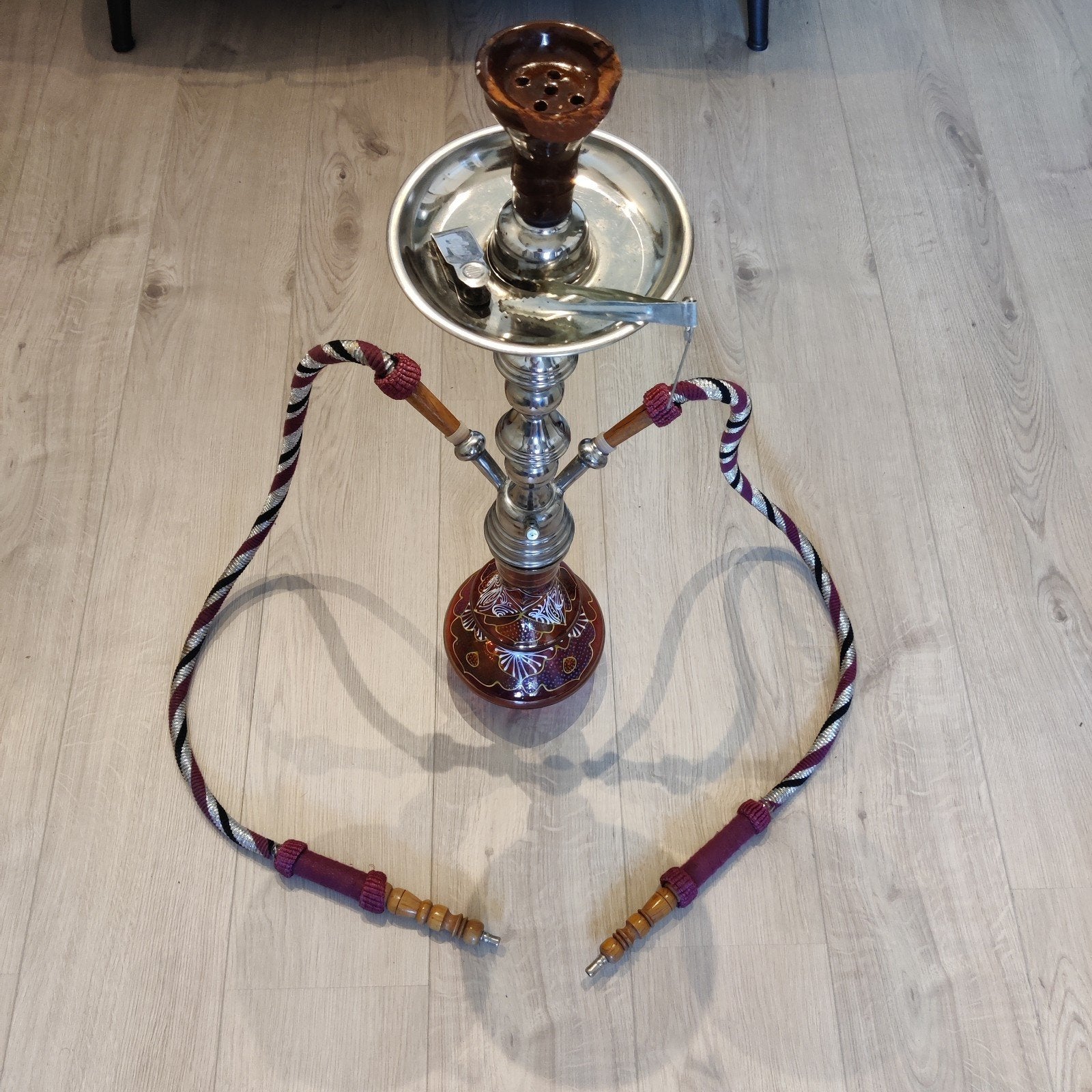 Shisha / waterpijp met twee slangen (75 cm hoog), Verzamelen, Ophalen