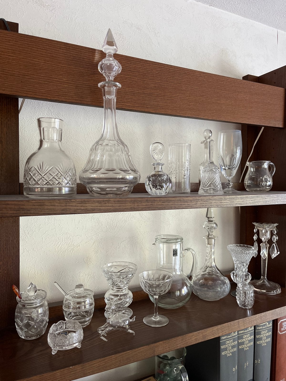 Partij kristal en glaswerk - Diverse items, Antiek en Kunst, Ophalen