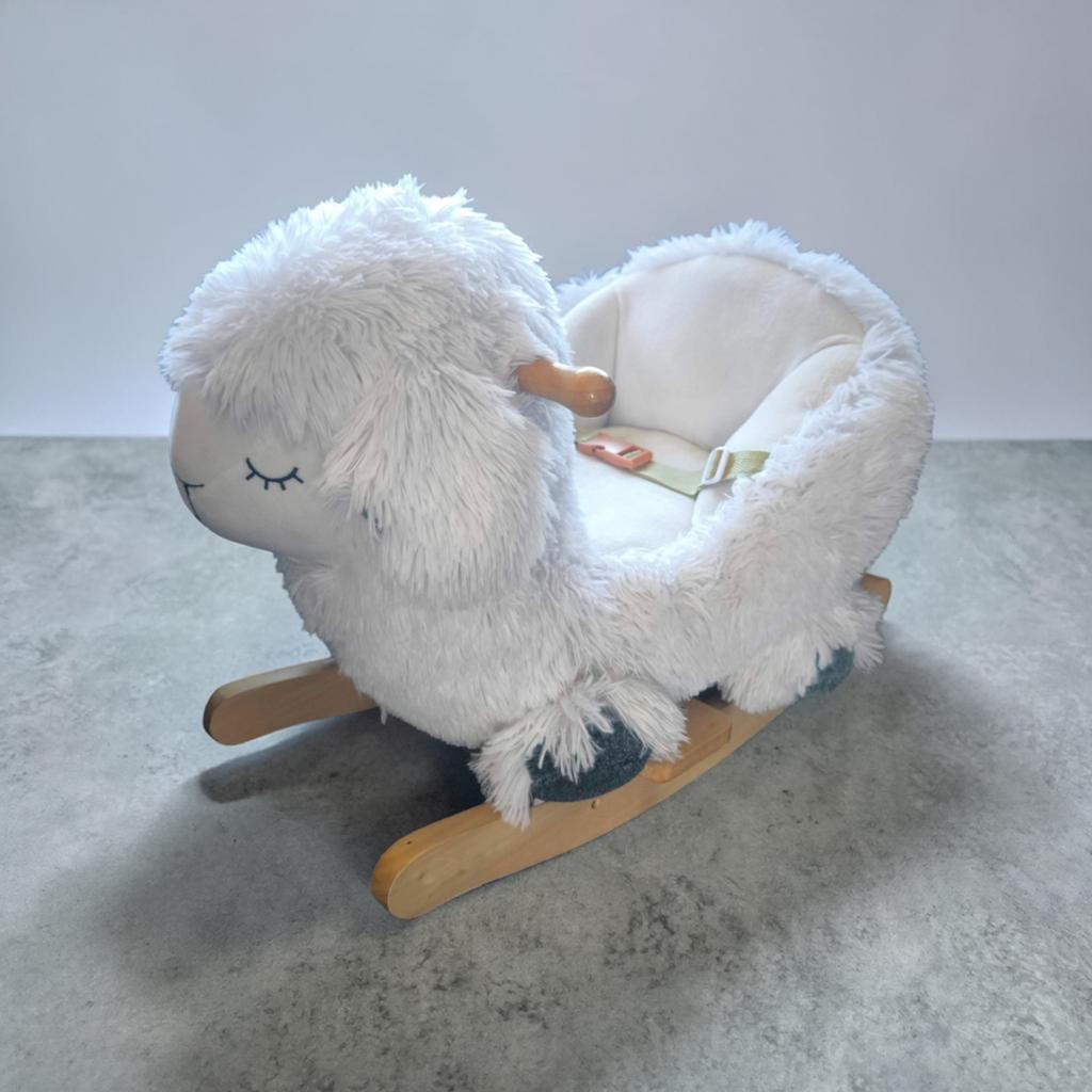 Schattige schommel schaap voor kinderen, Ophalen, Zo goed als nieuw, Jongen of Meisje