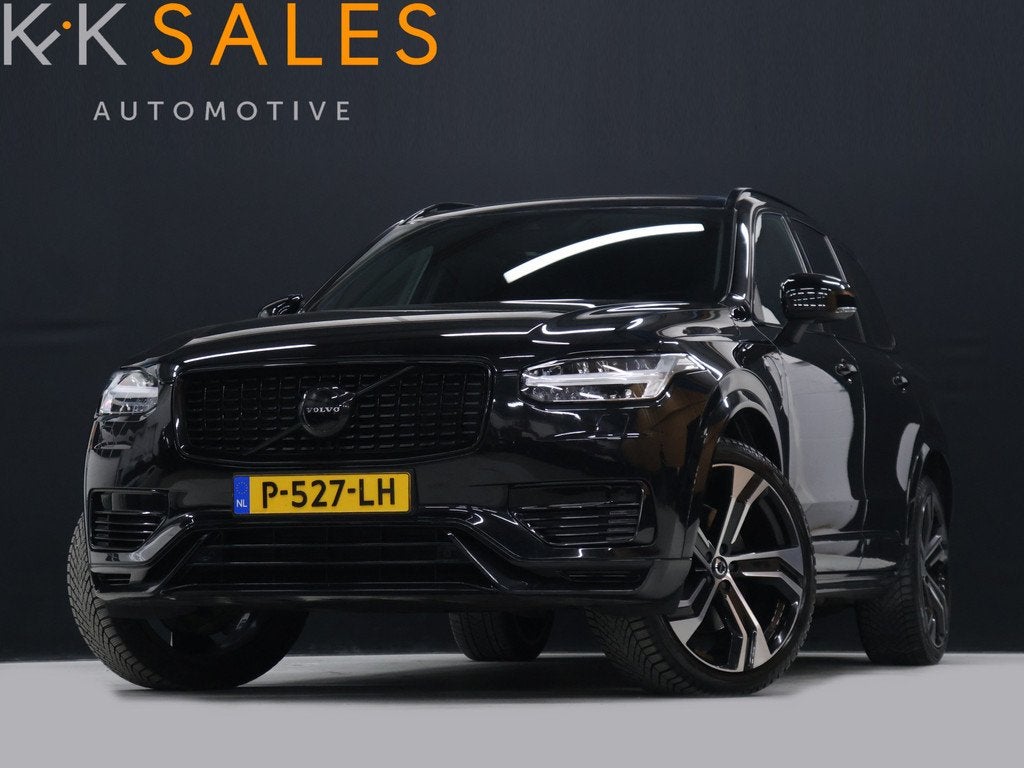 Volvo XC90 2.0 T8 Recharge AWD R-Design 7P [ADAPTIVE CRUISE,, Auto's, Volvo, Gebruikt, 4 cilinders, 7 stoelen, Zwart