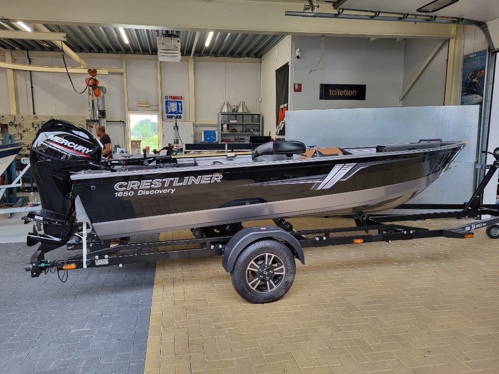 Visboot Crestliner 1650 Discovery Tiller, Ophalen, Overige merken, Viertaktmotor, 20 cm
