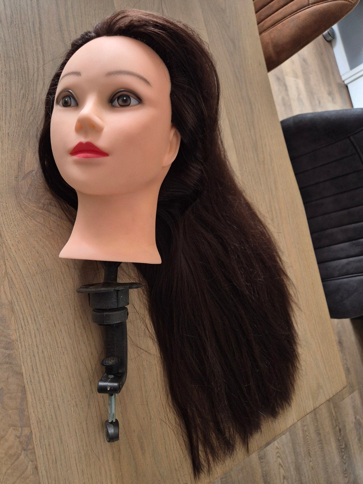 Oefenhoofd met haar en tafelklem, Ophalen, Gebruikt, Overige typen
