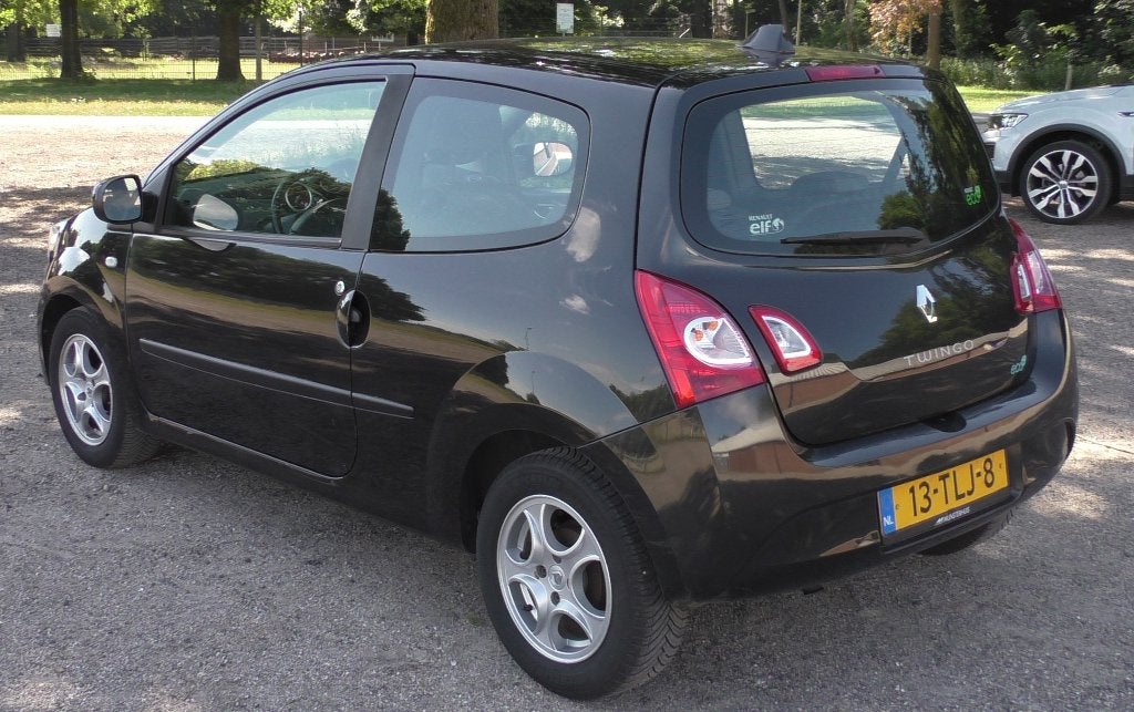 Renault Twingo 1.2 16V 2012 Dynamique / Ecc / Cruise  Zwart, Auto's, Voorwielaandrijving, 839 kg, 74 pk, Zwart