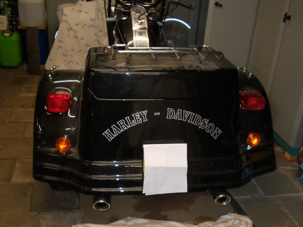 harley davidson trike 1340 cc met nl kenteken 1987, 2 cilinders, 1340 cc, Gebruikt, Particulier