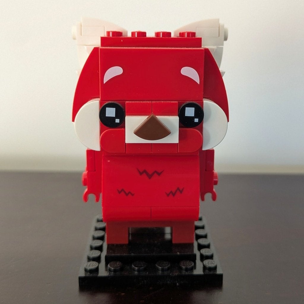 Lego Brickheadz: Rode panda Mei (40798), Compleet, BrickHeadz, Lego, Ophalen of Verzenden