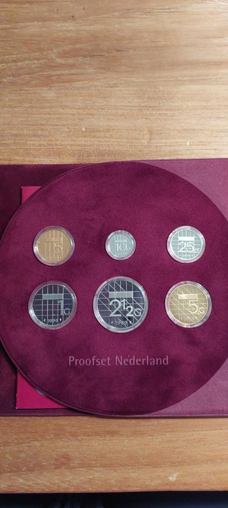 Proofset guldens 1999, Postzegels en Munten, Munten | Nederland, Ophalen of Verzenden, Koningin Beatrix