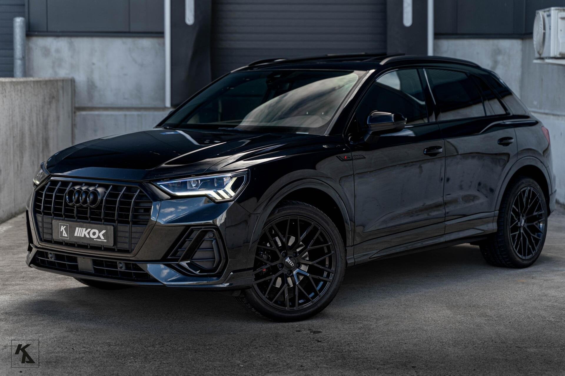 Audi Q3 35 TFSI | 2019 | S-Line | B&O-Pano | Black edition, Auto's, 15 km/l, 4 cilinders, Zwart, Bedrijf