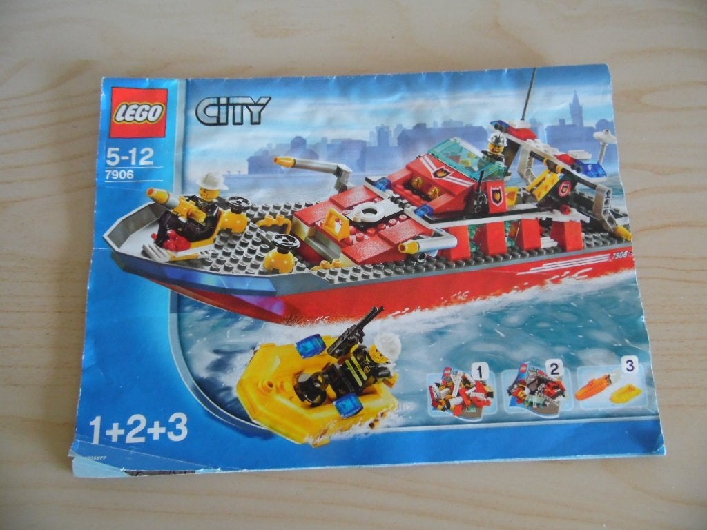 Lego City 7906 Brandweerboot (zonder motor), Compleet, Lego, Ophalen of Verzenden, Complete set