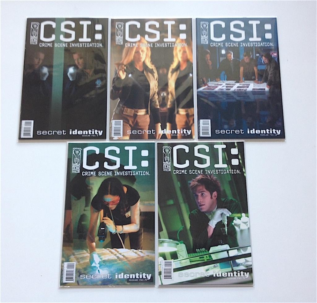 CSI: Secret Identity #1-5 (set) IDW Publishing Comics 2006, Boeken, Strips | Comics, Nieuw, Complete serie of reeks, Amerika, Ophalen