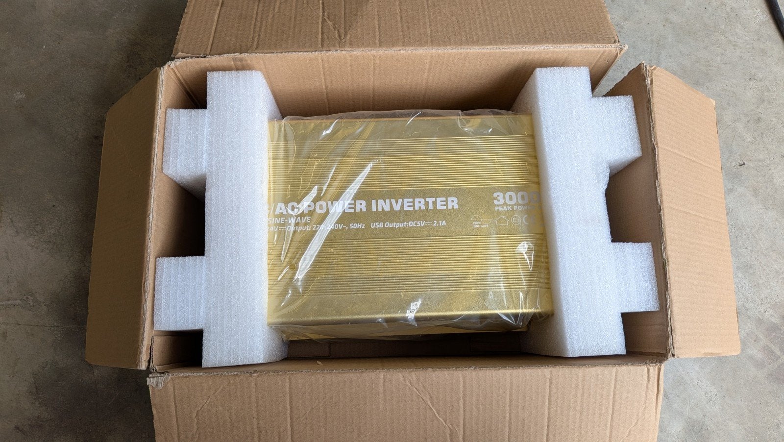 Hadex Zuivere Sinus Omvormer 3000W Piek (12V/24V) - NIEUW, Ophalen of Verzenden, Nieuw