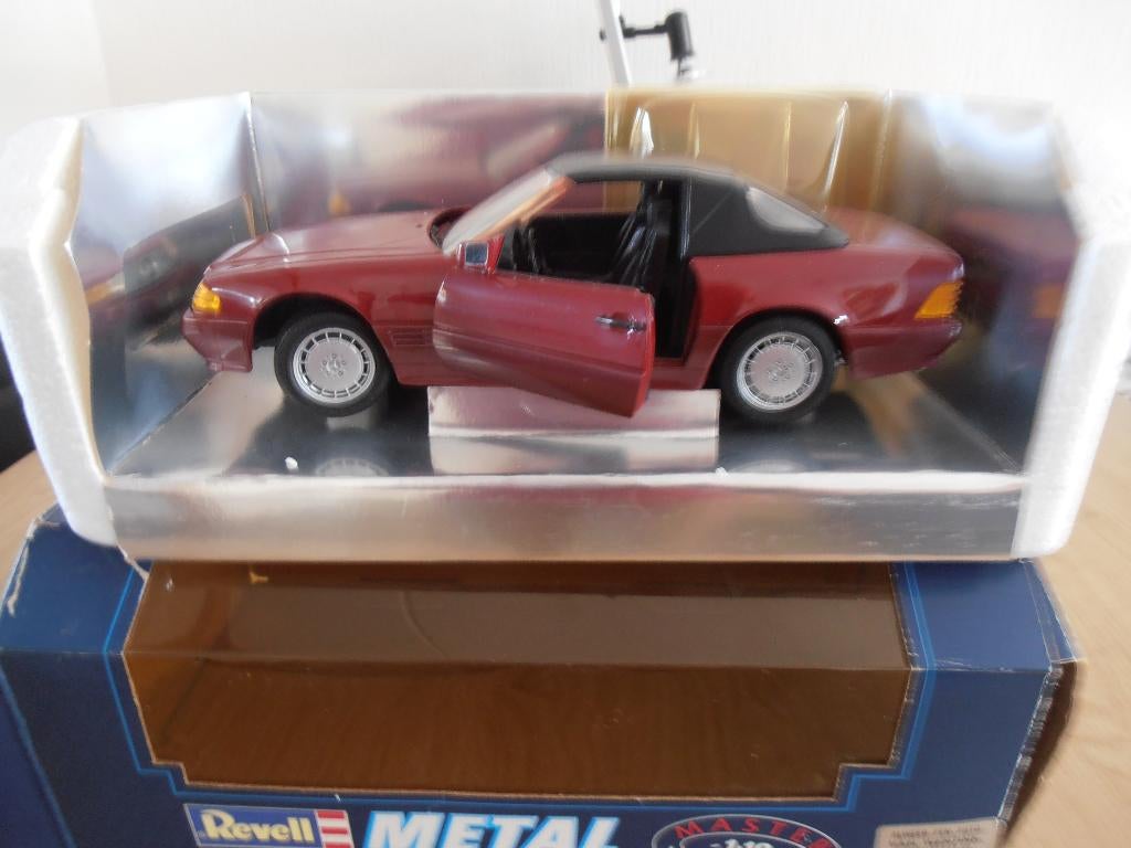 Mercedes 500-SL-32 Convertible Metal 8801, Ophalen of Verzenden, Zo goed als nieuw, Revell