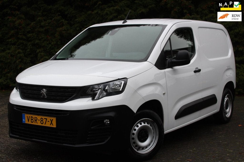 Peugeot Partner 1.6 BlueHDI Premium 75PK | Airco | Achterkle, Voorwielaandrijving, Stof, Gebruikt, 4 cilinders